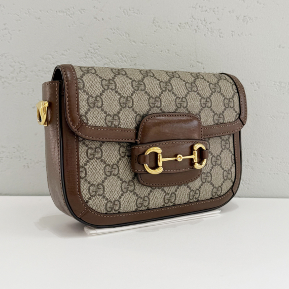 구찌 홀스빗 1955 브라운 미니 크로스백 658574