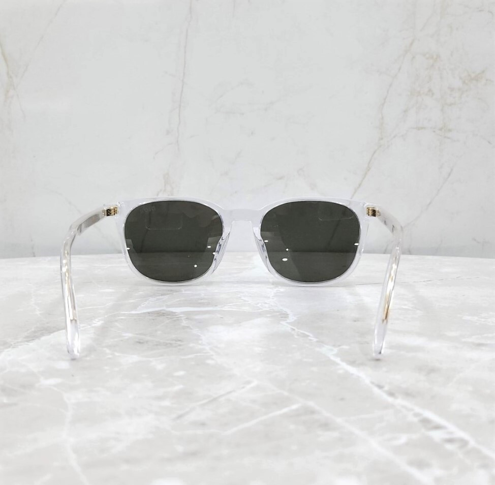 [럭스유] 디올 투명 골드테 로고 선글라스