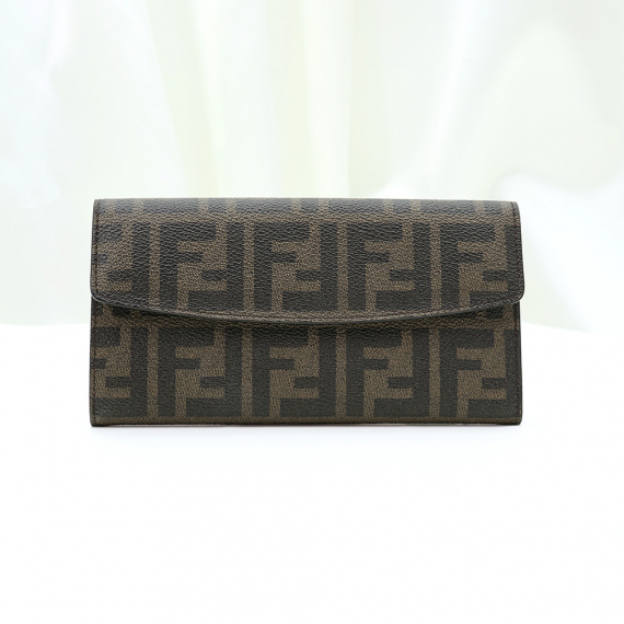 Fendi(펜디) 8M0340 민트 컬러 PVC FF로고 쥬카 엔벨로프 장지갑 