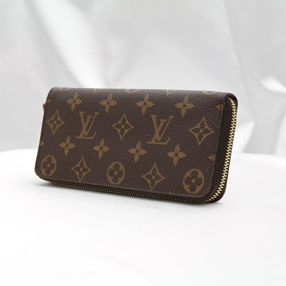 Louis Vuitton(루이비통) M60742 모노그램 캔버스 푸시아 클레망스 월릿 장지갑