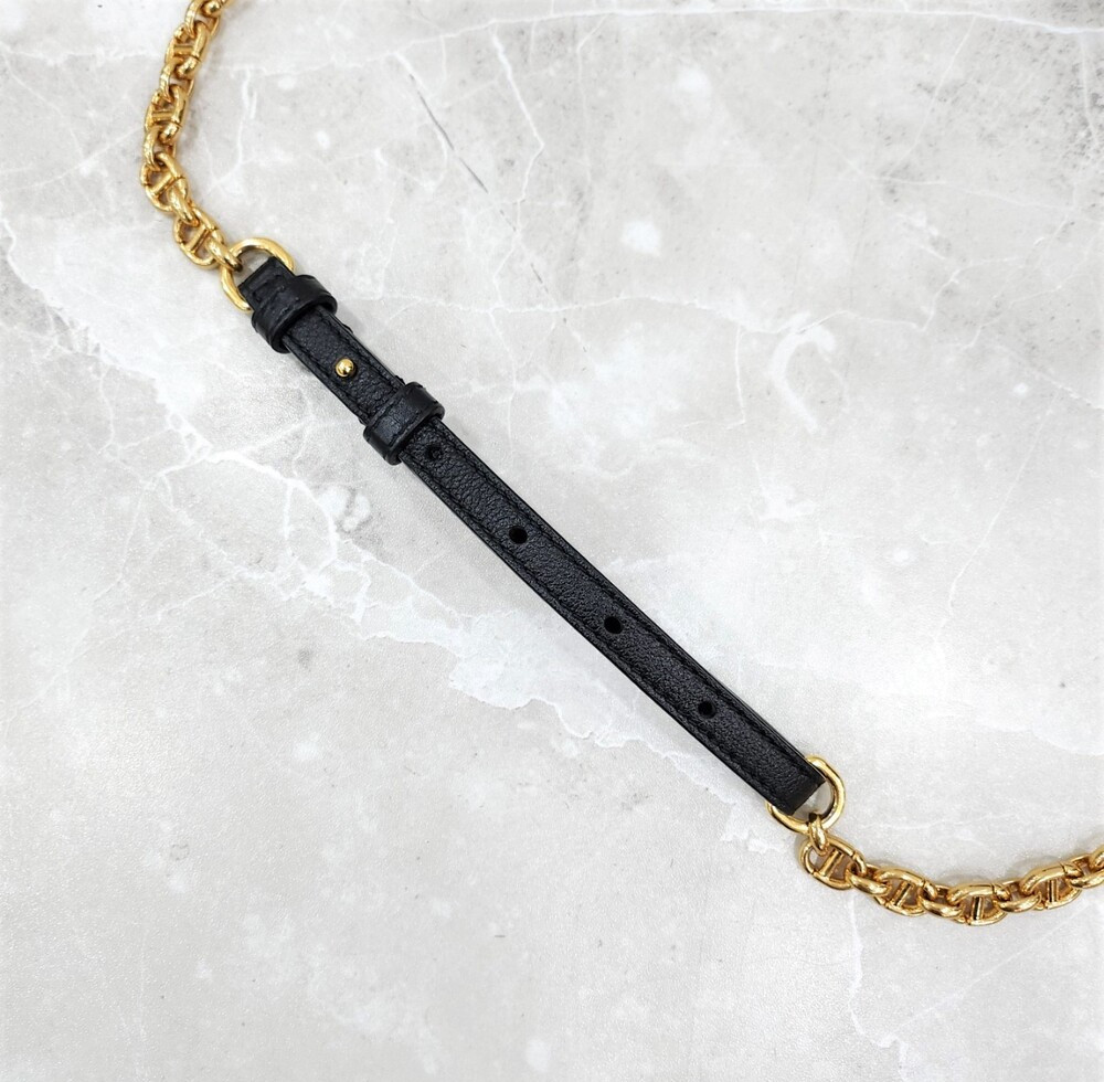 [럭스유] 디올 블랙 카로 파우치 체인백 S5091UWHC