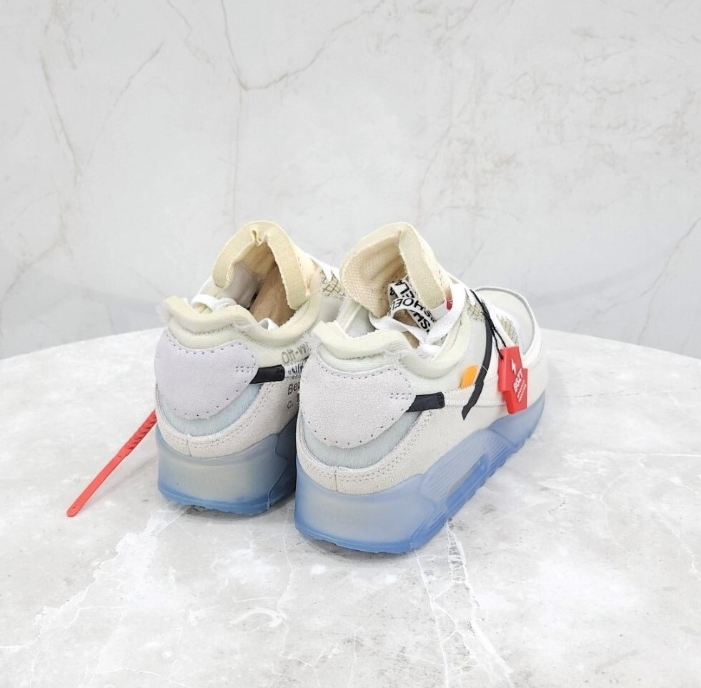 [럭스유] US8.5 / 나이키 X 오프화이트 에어맥스 90 OG 더 텐