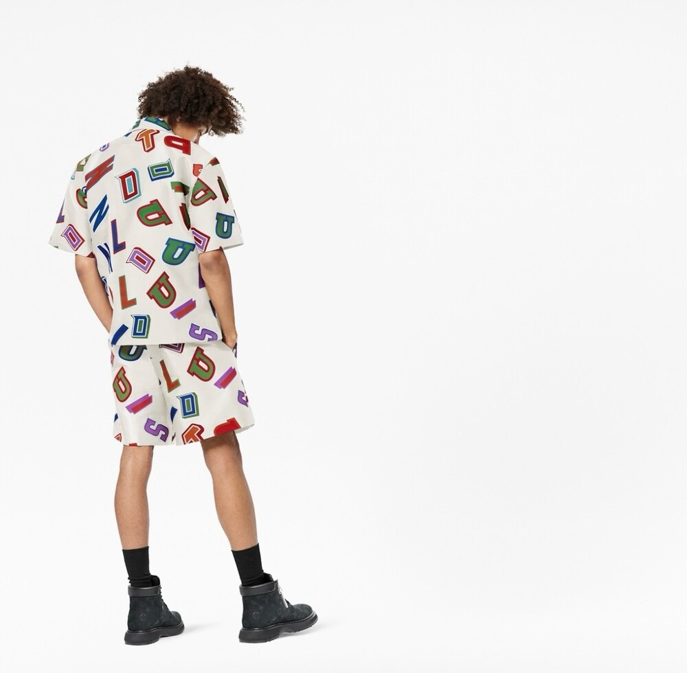 [럭스유] L / 루이비통 NBA 바스켓볼 레터스 오버 셔츠