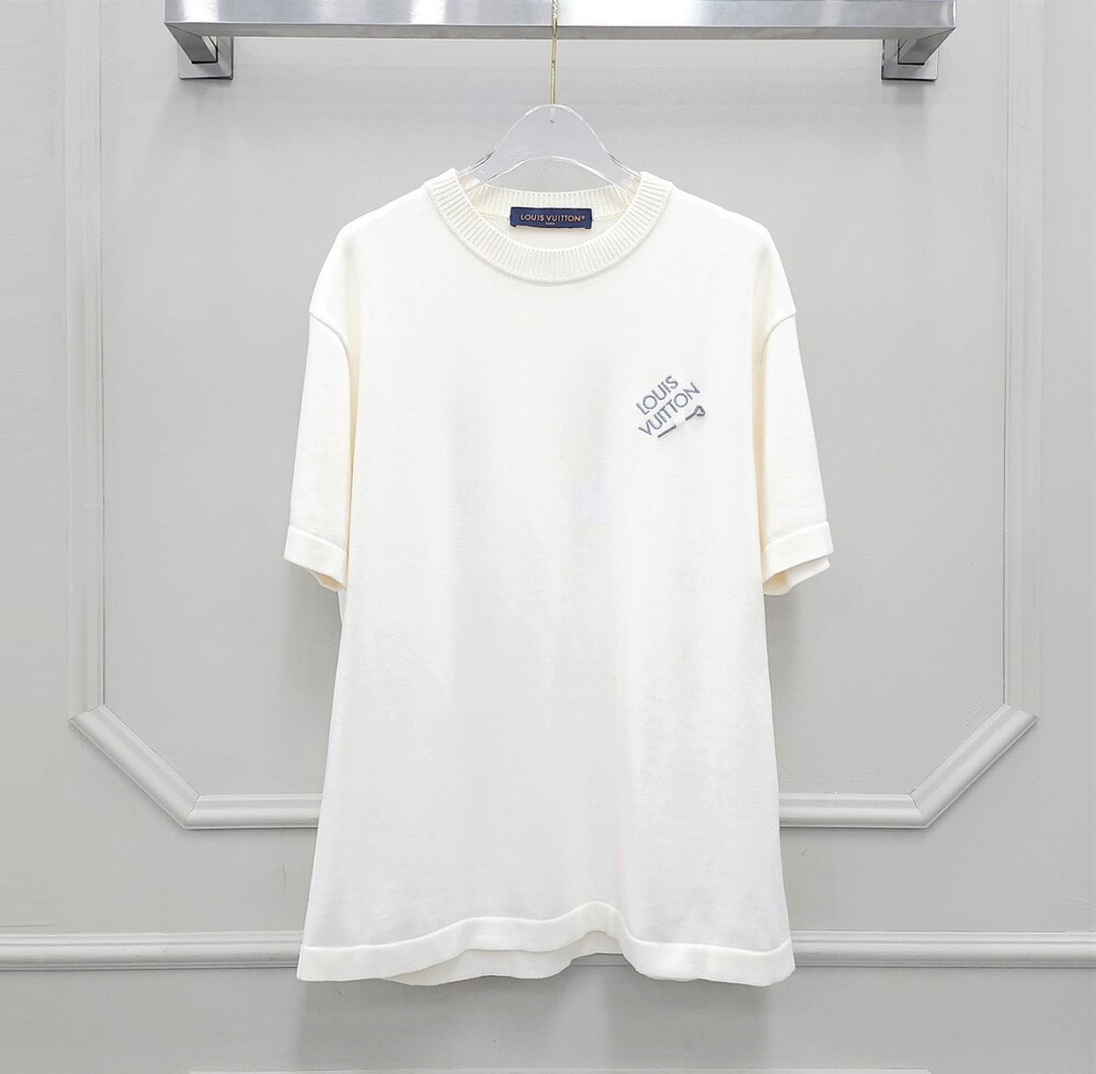 [럭스유] S / 루이비통 시그니처 쇼트슬리브 반팔 티셔츠 1AATX5