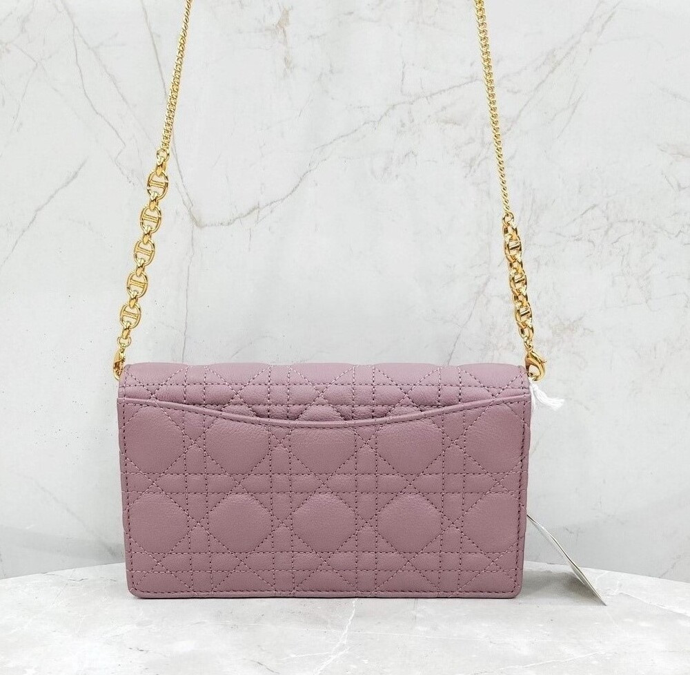 [럭스유] (새상품) 디올 카로 체인 파우치 크로스백 피오니 핑크 S5134UWHC