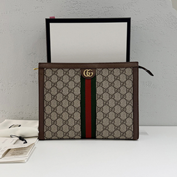 구찌 오피디아 GG 웹스트라이프 클러치백 625549