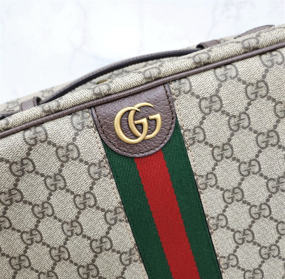 [럭스유] (새상품) 구찌 GG 오피디아 캔버스 삼선 여행가방 752587