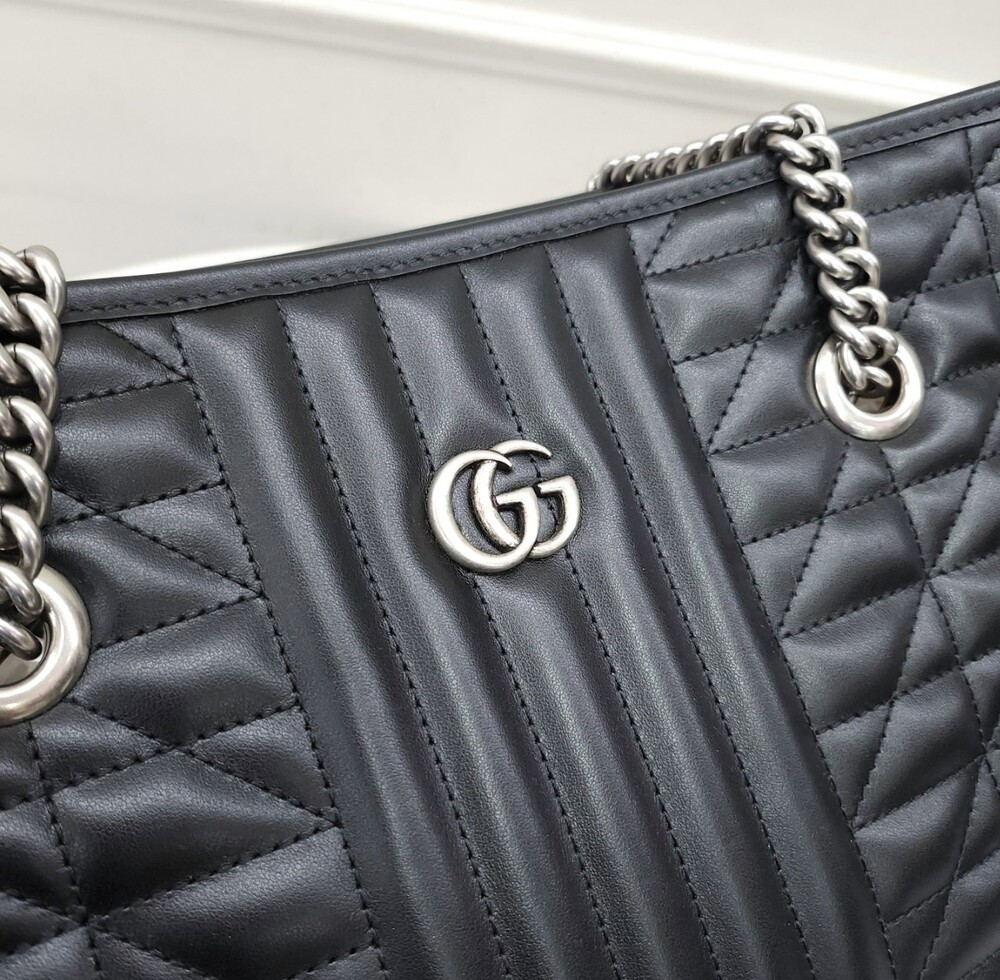 [럭스유] 구찌 GG 마몬트 마틀라세 숄더백 미디움