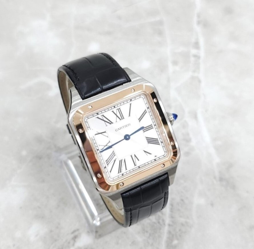[럭스유] (새상품) 까르띠에 산토스 뒤몽 워치 XL W2SA0017