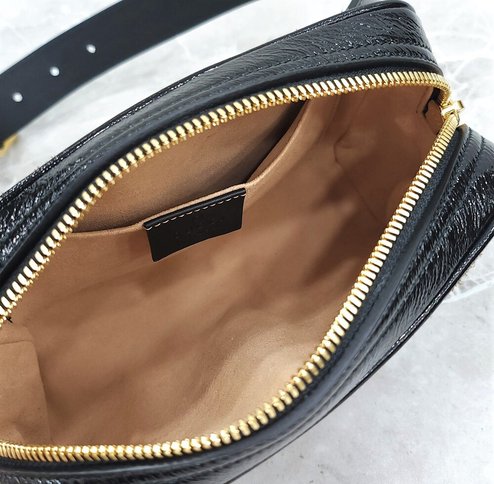 [럭스유] (새상품) 구찌 브라운 스웨이드 오피디아 WEB 스몰 힙색 벨트백 517076