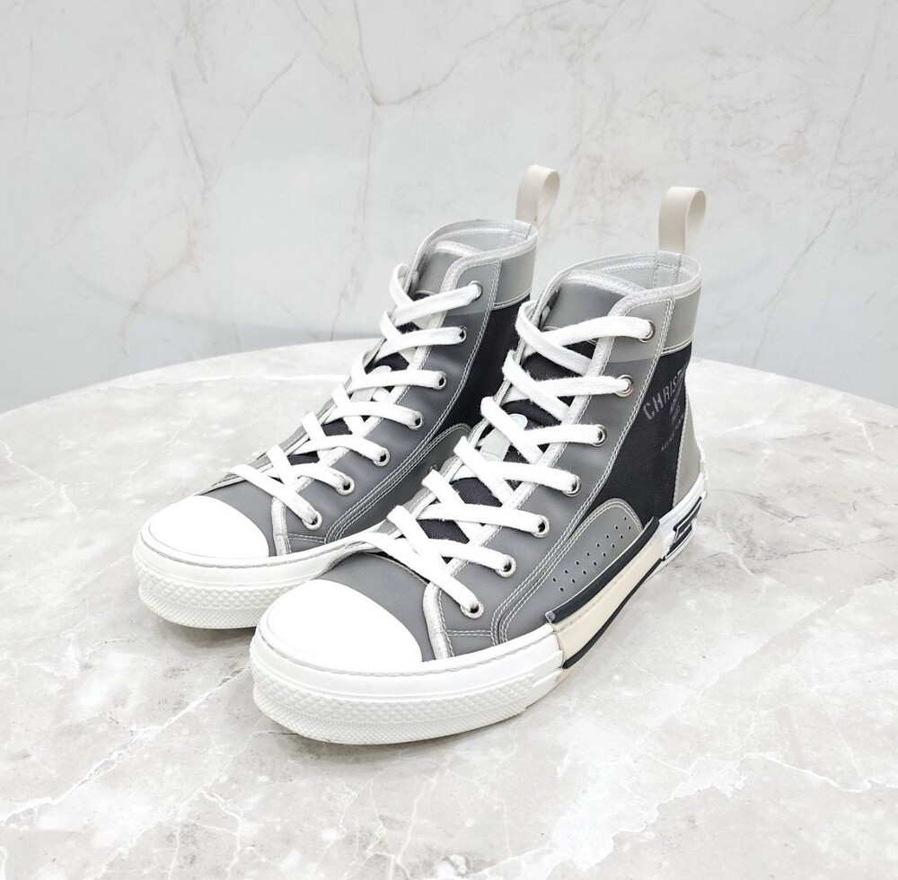 [럭스유] 41 / 디올 블랙 레터링 B23 하이탑 스니커즈