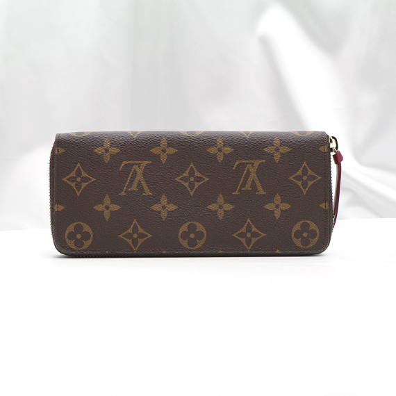 Louis Vuitton(루이비통) M60742 모노그램 캔버스 푸시아 클레망스 월릿 장지갑