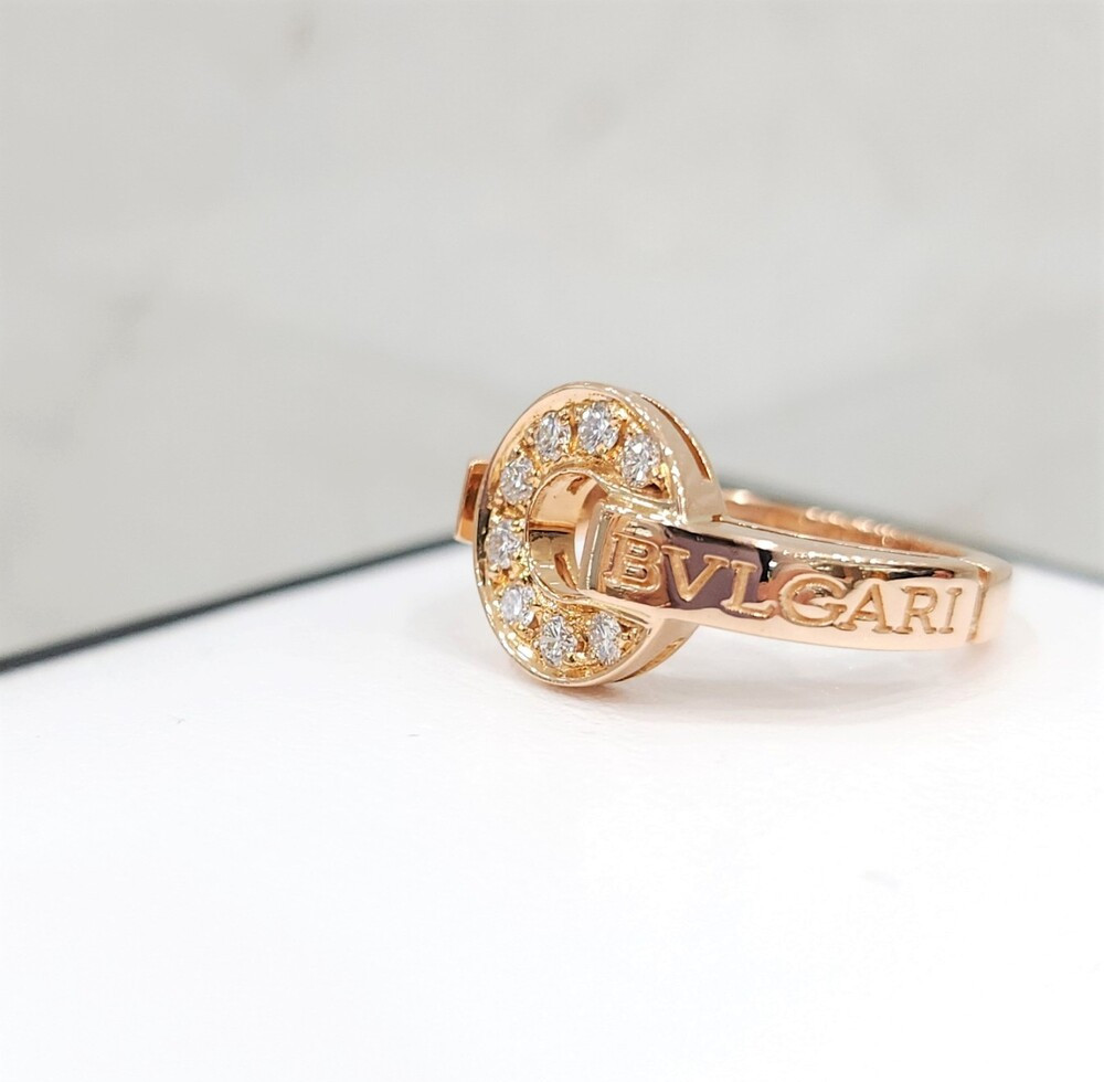 [럭스유] 불가리 다이아 불가리 링 49호 18K 로즈골드