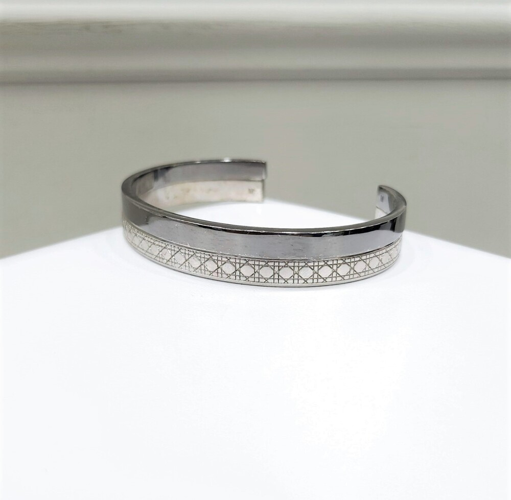 [럭스유] 디올 실버 까나쥬 뱅글팔찌 세트