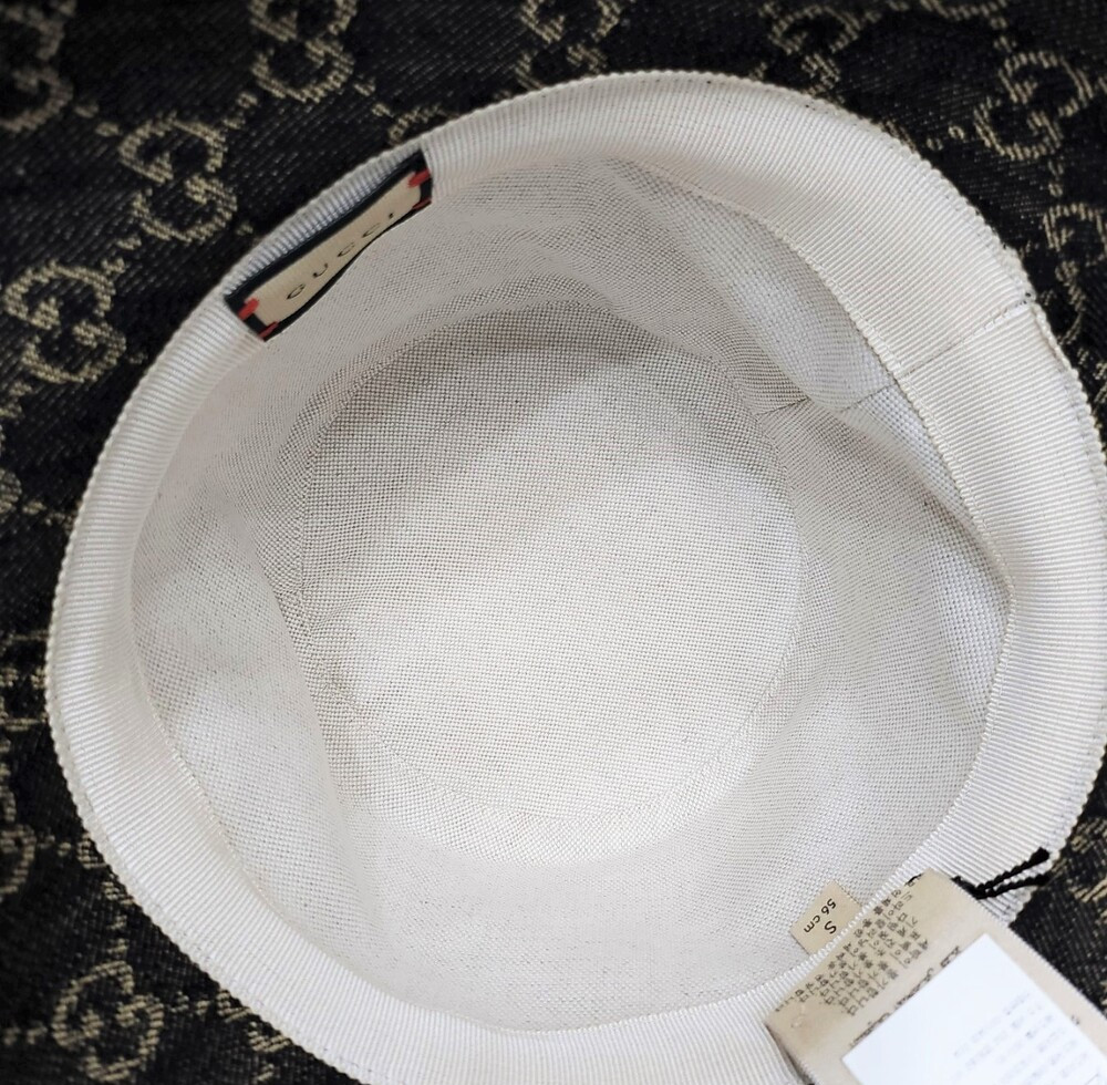 [럭스유] (새상품) 구찌 GG 데님 와이드 버킷햇 S 679455