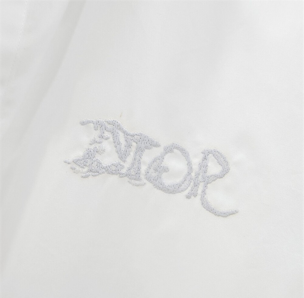 [럭스유] 39 / 디올 X 피터 도이그 화이트 자수 드레스 셔츠 143C595B1581