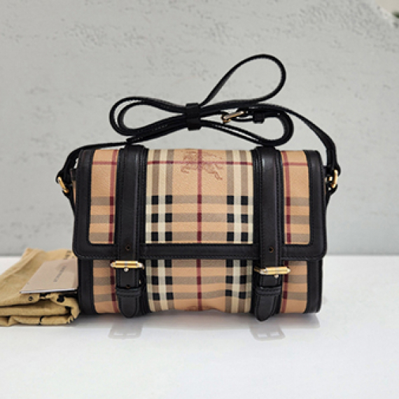 버버리 헤이마켓 체크 크로스백