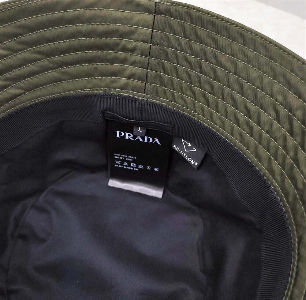 [럭스유] (새상품) 프라다 삼각로고 리나일론 버킷햇 L 2HC137