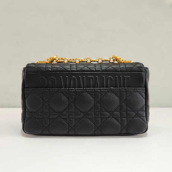 디올 까나쥬 카로 스몰 블랙 숄더백 24년 M9241UWHC