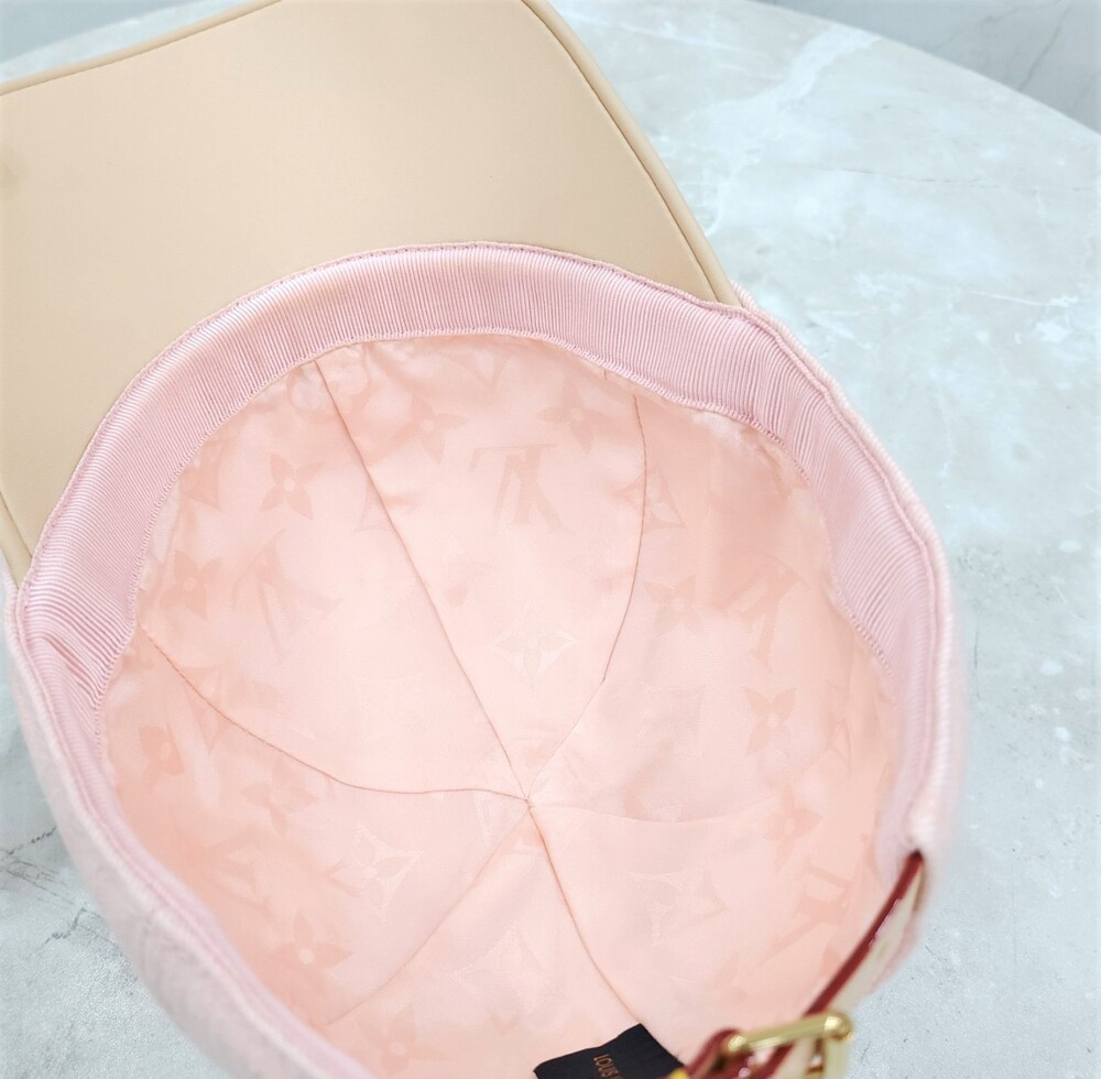 [럭스유] 루이비통 핑크 모노그램 비마이데님 볼캡 M M77543