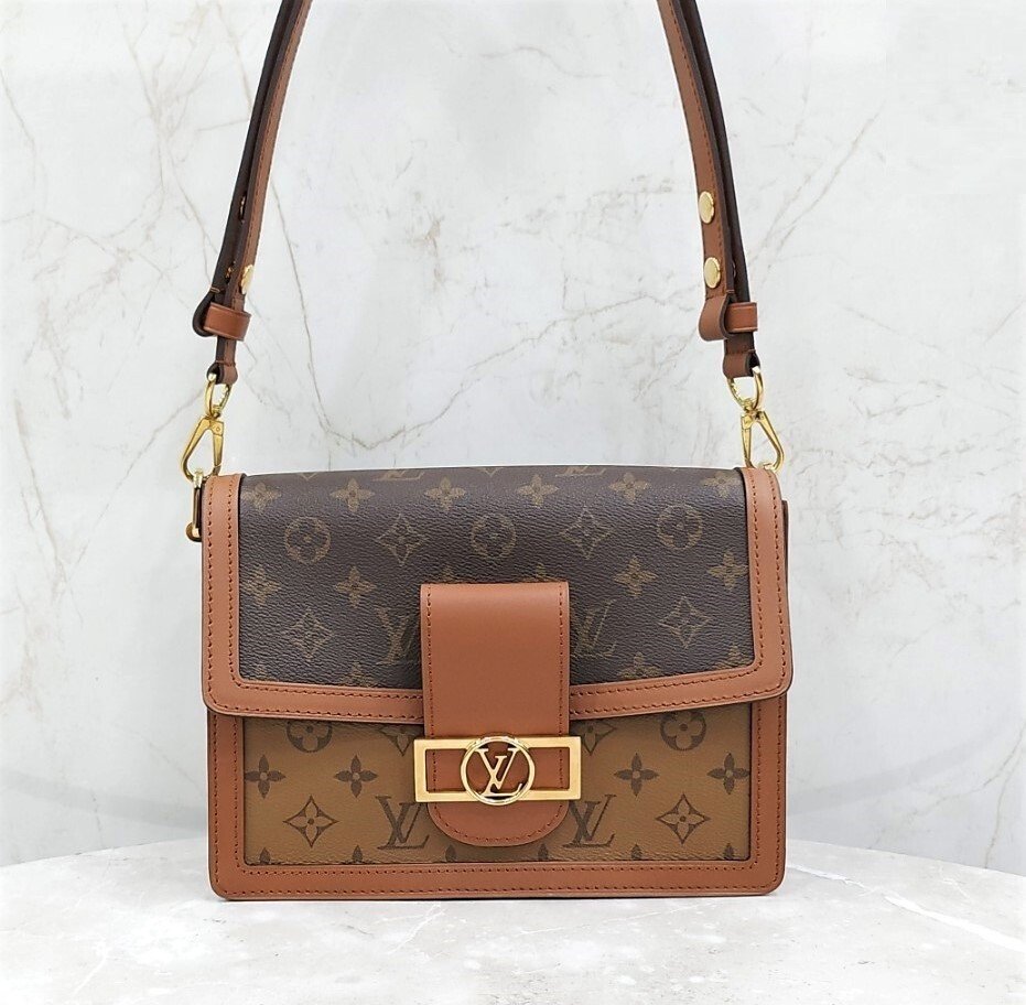 [럭스유] 루이비통 모노그램 도핀 MM 리버스 숄더백 M44391