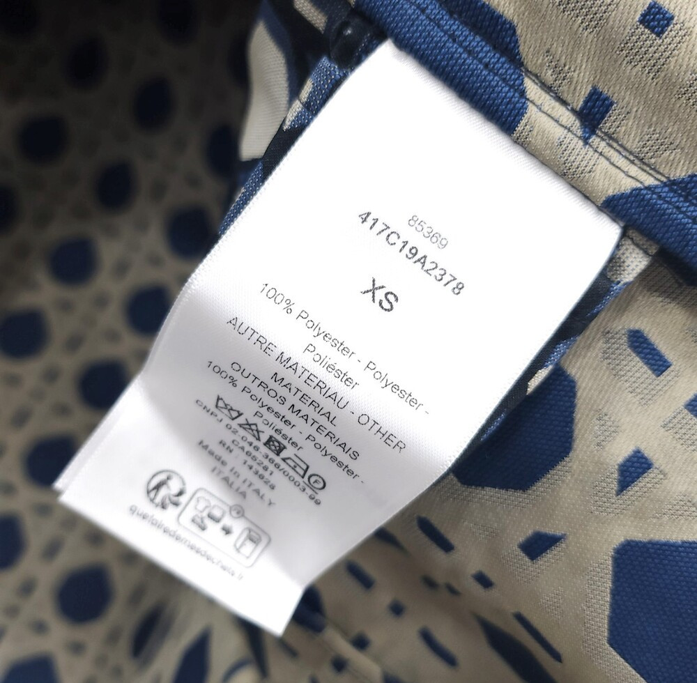 [럭스유] (새상품) XS / 디올 매크로 까나쥬 반팔 후드 아노락 417C19A2378