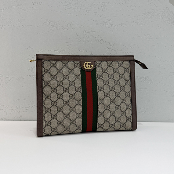 구찌 오피디아 GG 웹스트라이프 클러치백 625549