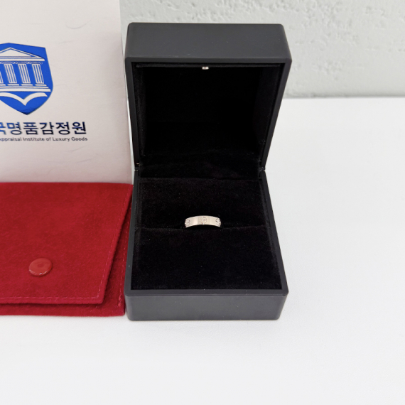 까르띠에 러브링 러브반지 화이트골드 46호 전시상품급