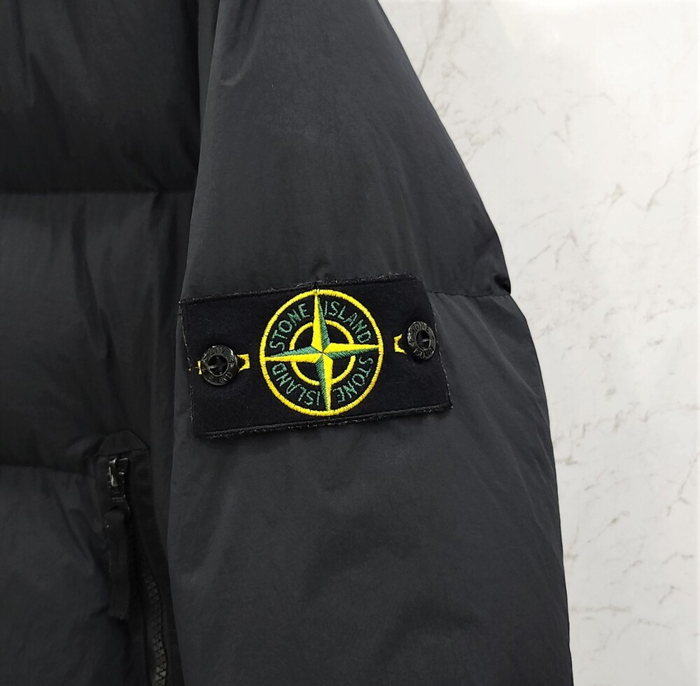 [럭스유] S / 스톤아일랜드 와펜 크링클랩스 다운 패딩 751540123