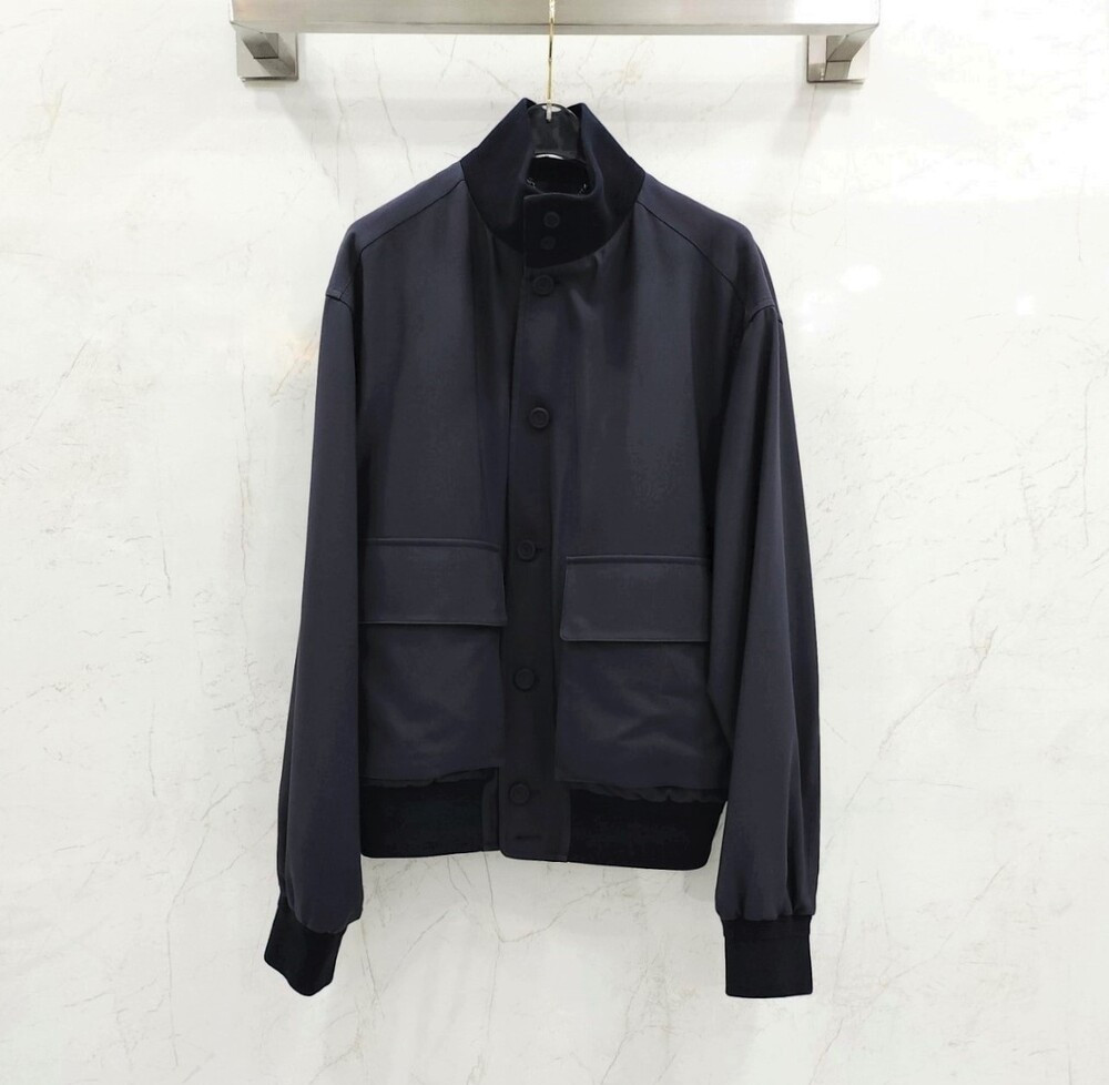 [럭스유] 46 / 디올 아이콘 해링턴 코튼 실크 자켓 493C422