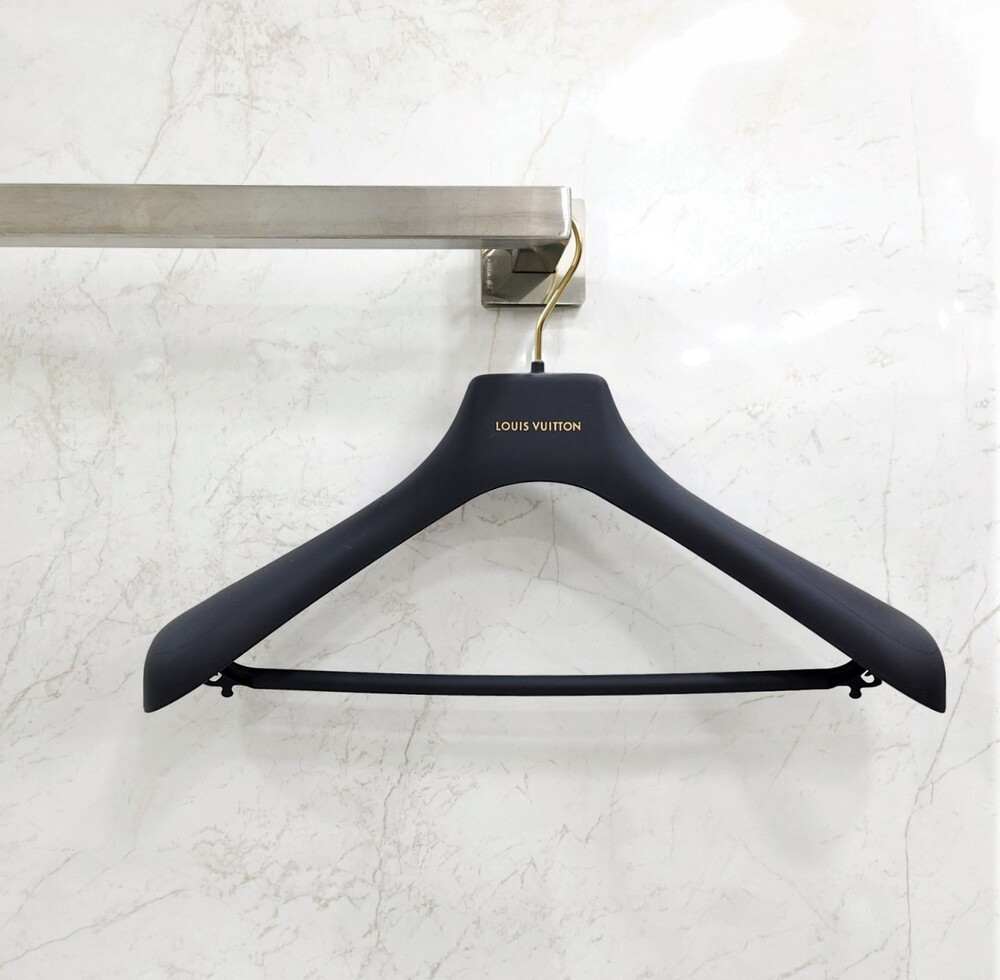 [럭스유] (새상품) 46 / 루이비통 후크 벨티드 울 롱 코트 1A9UKJ