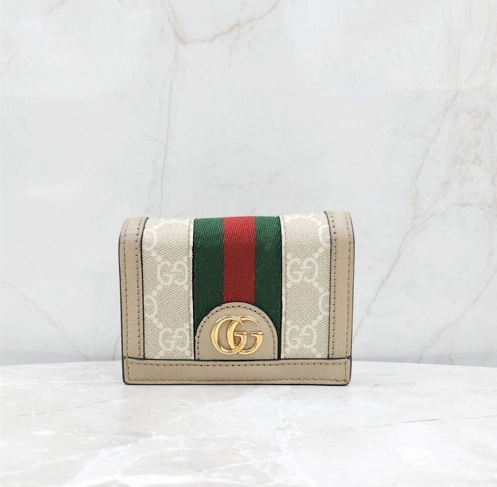 [럭스유] 구찌 오피디아 GG 삼선 카드지갑 523155