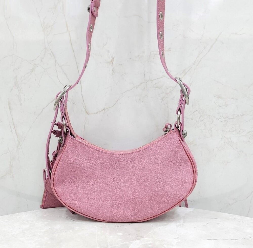 [럭스유] 발렌시아가 핑크 르 카골 숄더백 XS 671309