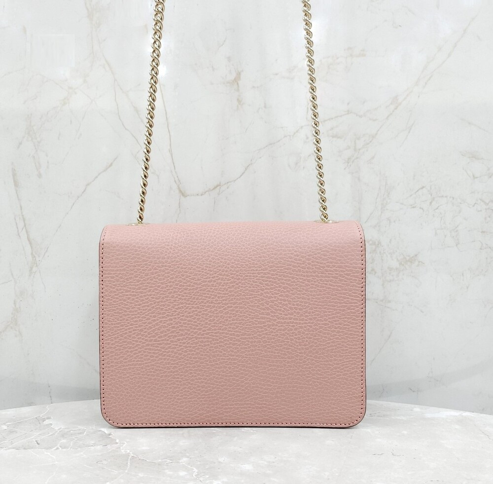 [럭스유] 구찌 인터로킹 GG 체인백 스몰 핑크 510304