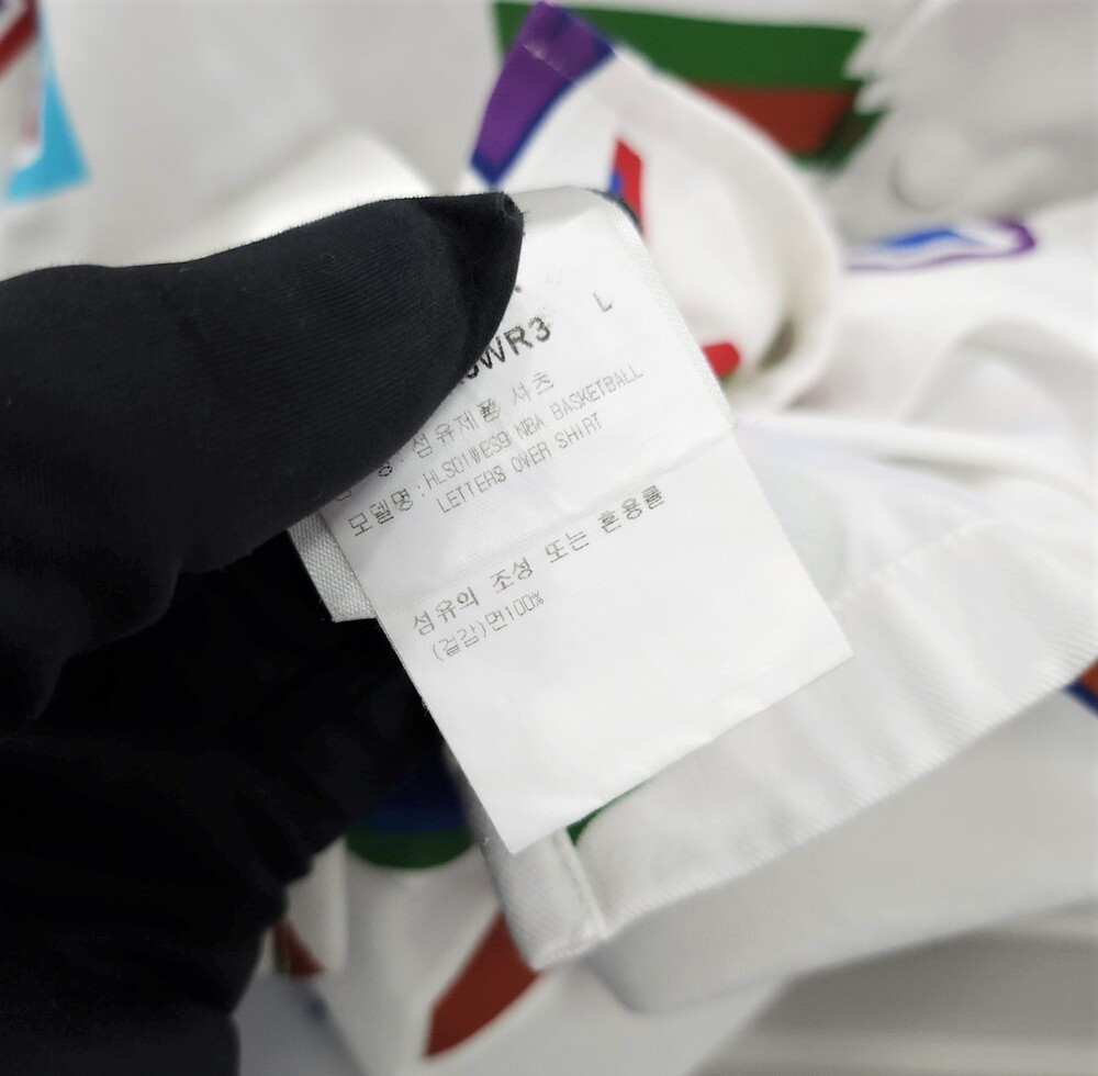 [럭스유] L / 루이비통 NBA 바스켓볼 레터스 오버 셔츠