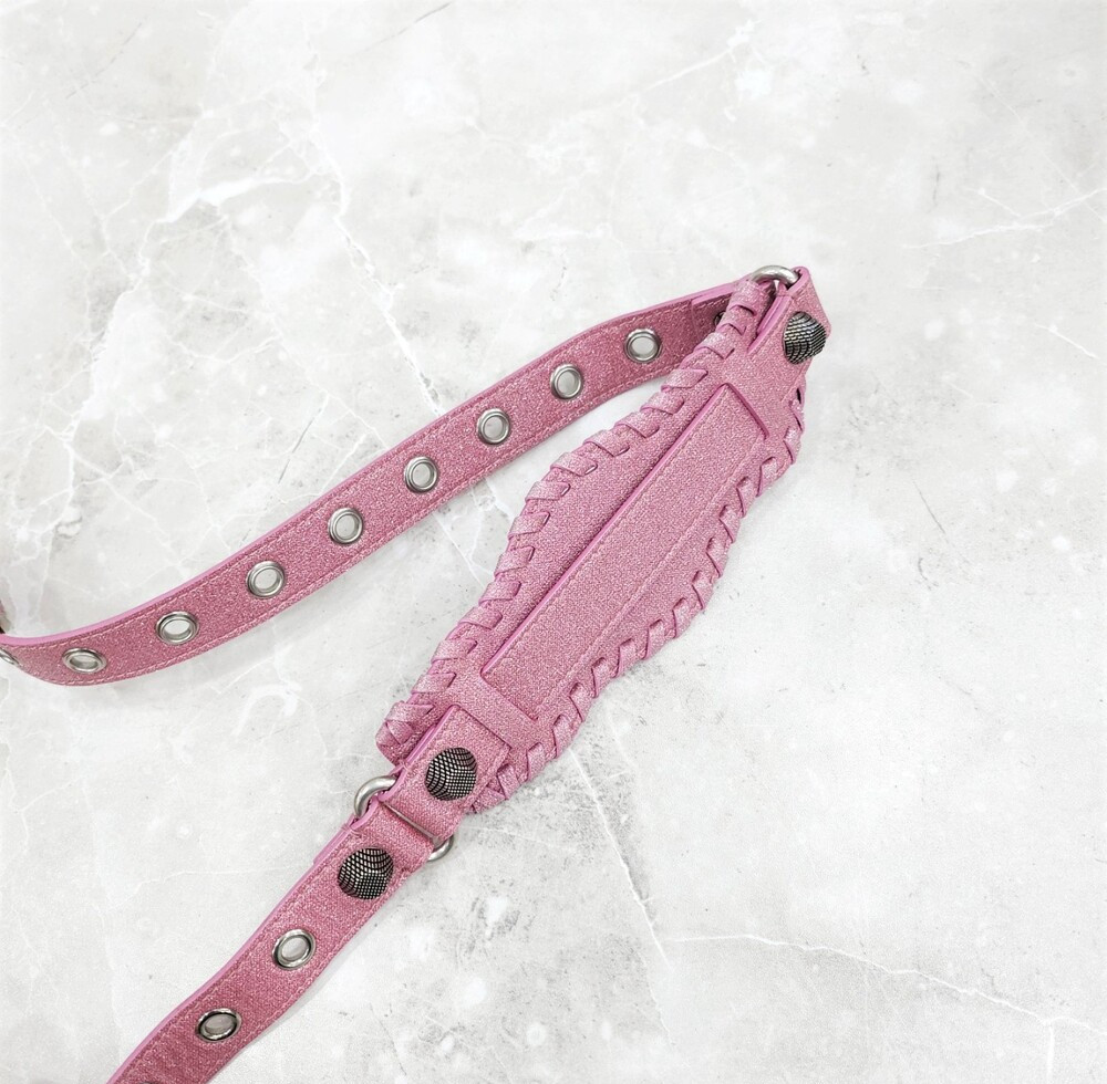 [럭스유] 발렌시아가 핑크 르 카골 숄더백 XS 671309