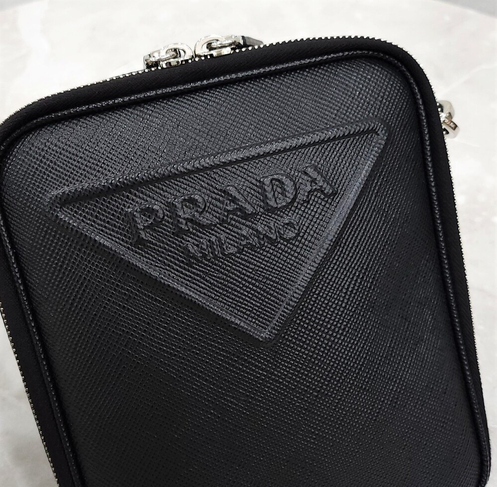 [럭스유] 프라다 사피아노 레더 가죽 숄더백 2VH154