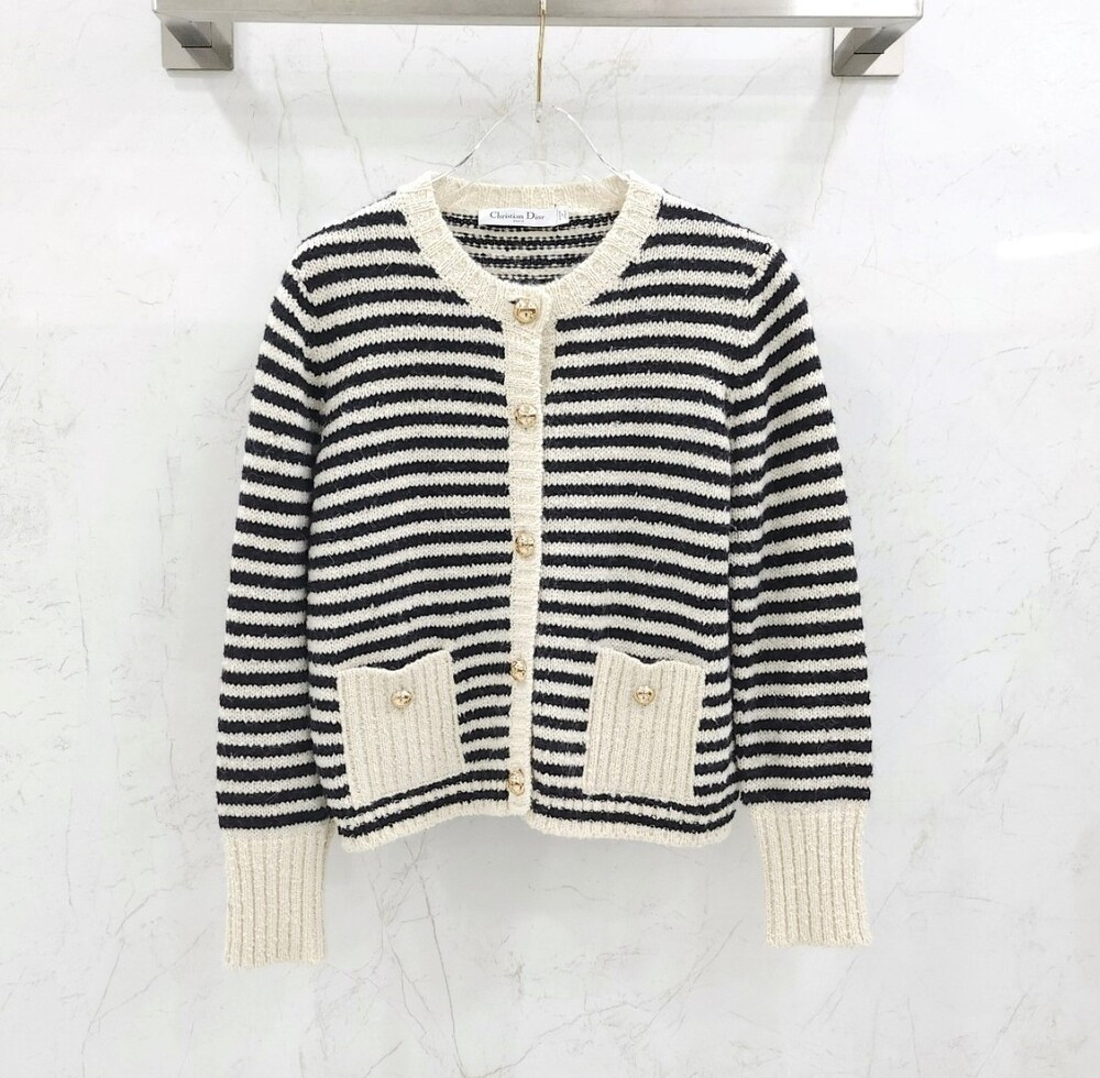 [럭스유] 40 / 디올 마리니에르 스트라이프 가디건 354G02AM154