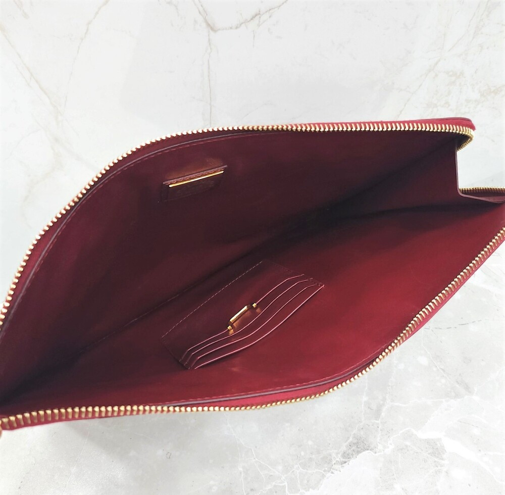 [럭스유] 콜롬보 프린티드 로고 와니 클러치백