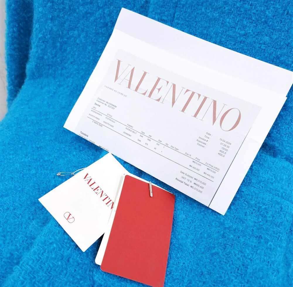 [럭스유] (새상품) 46 / 발렌티노 부클레 모헤어 블렌드 자켓 5V0CIT91