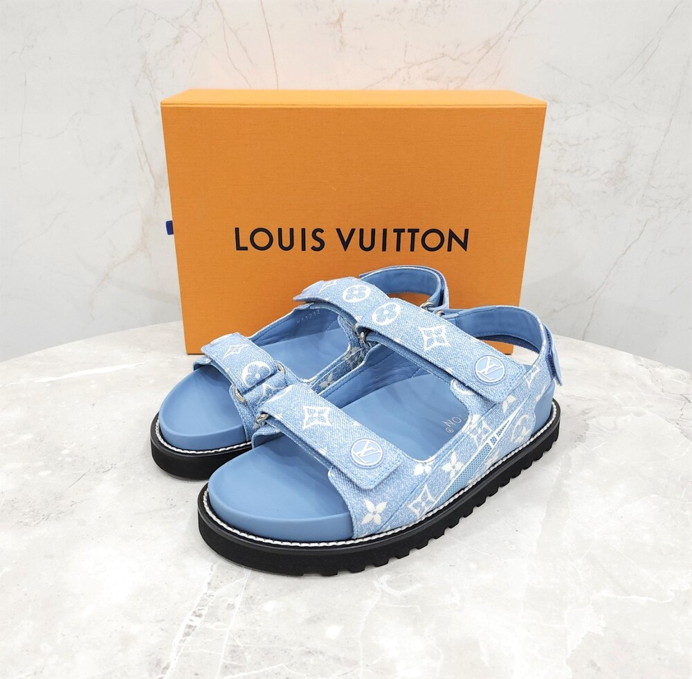 [럭스유] 40 / 루이비통 파세오 플랫 컴포트 샌들