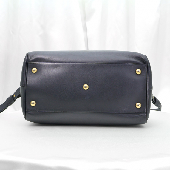 Saint Laurent(생로랑) 322049 블랙 레더 보스턴 더플 2WAY