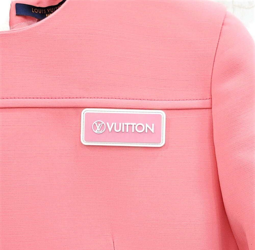 [럭스유] (새상품) 34 / 루이비통 핑크 마틴게일 드레스 원피스 1A9ML0