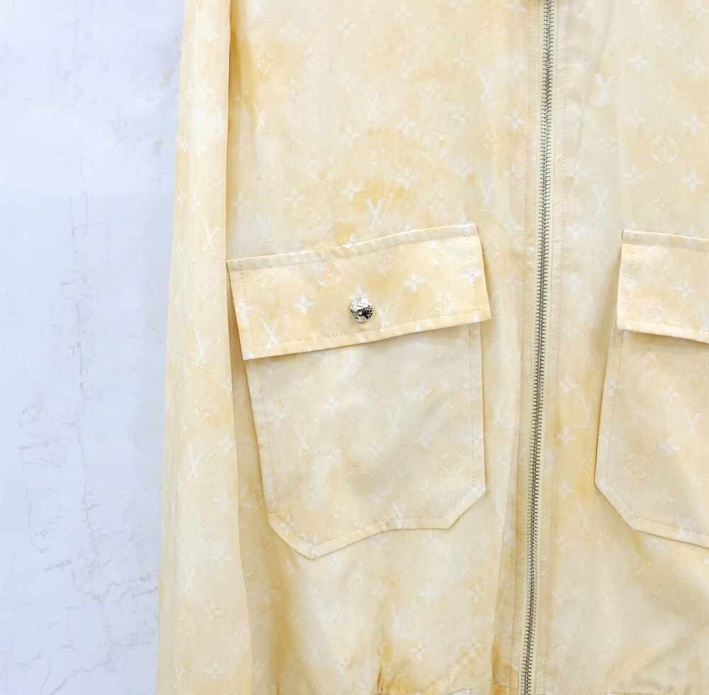 [럭스유] (새상품) 40 / 루이비통 옐로우 모노그램 집업 자켓 1AFYQK