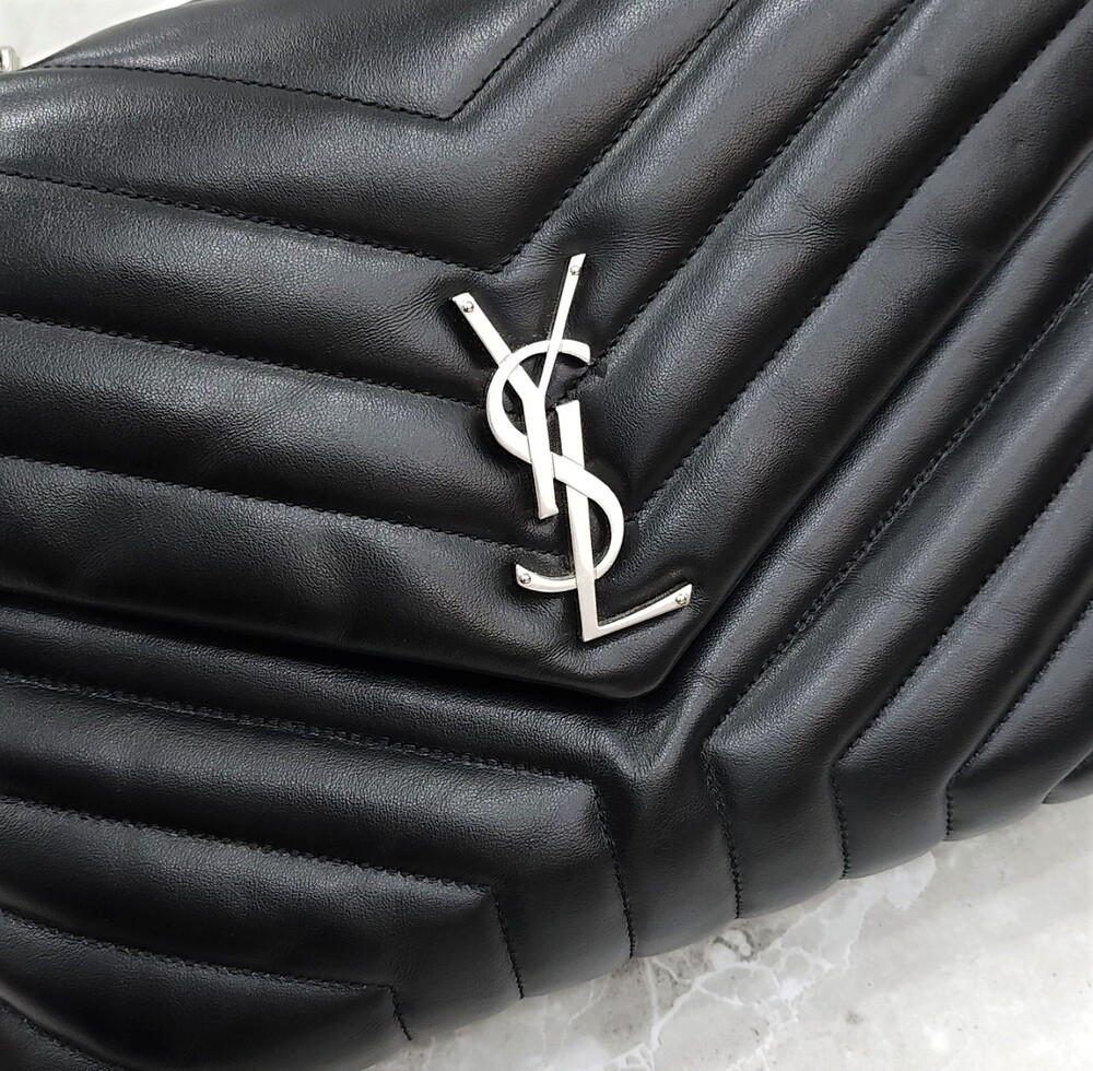 [럭스유] 생로랑 루루 퀄팅 미디움 레더 숄더백 574946