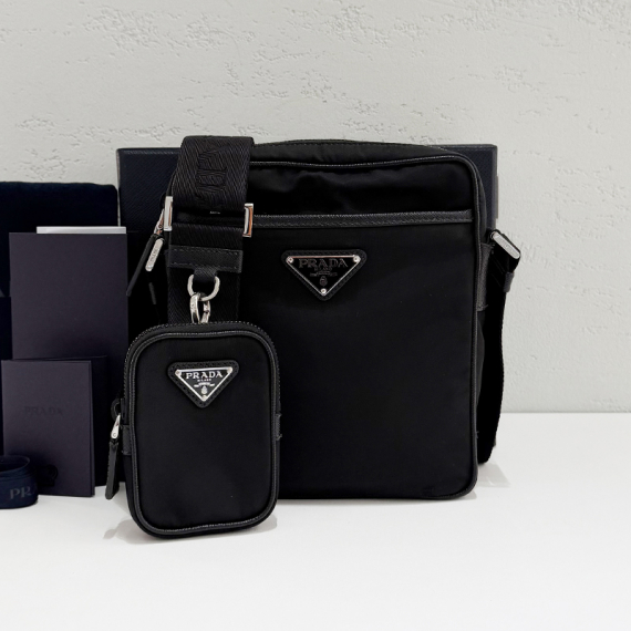 프라다 나일론 사피아노 크로스백 2VH112