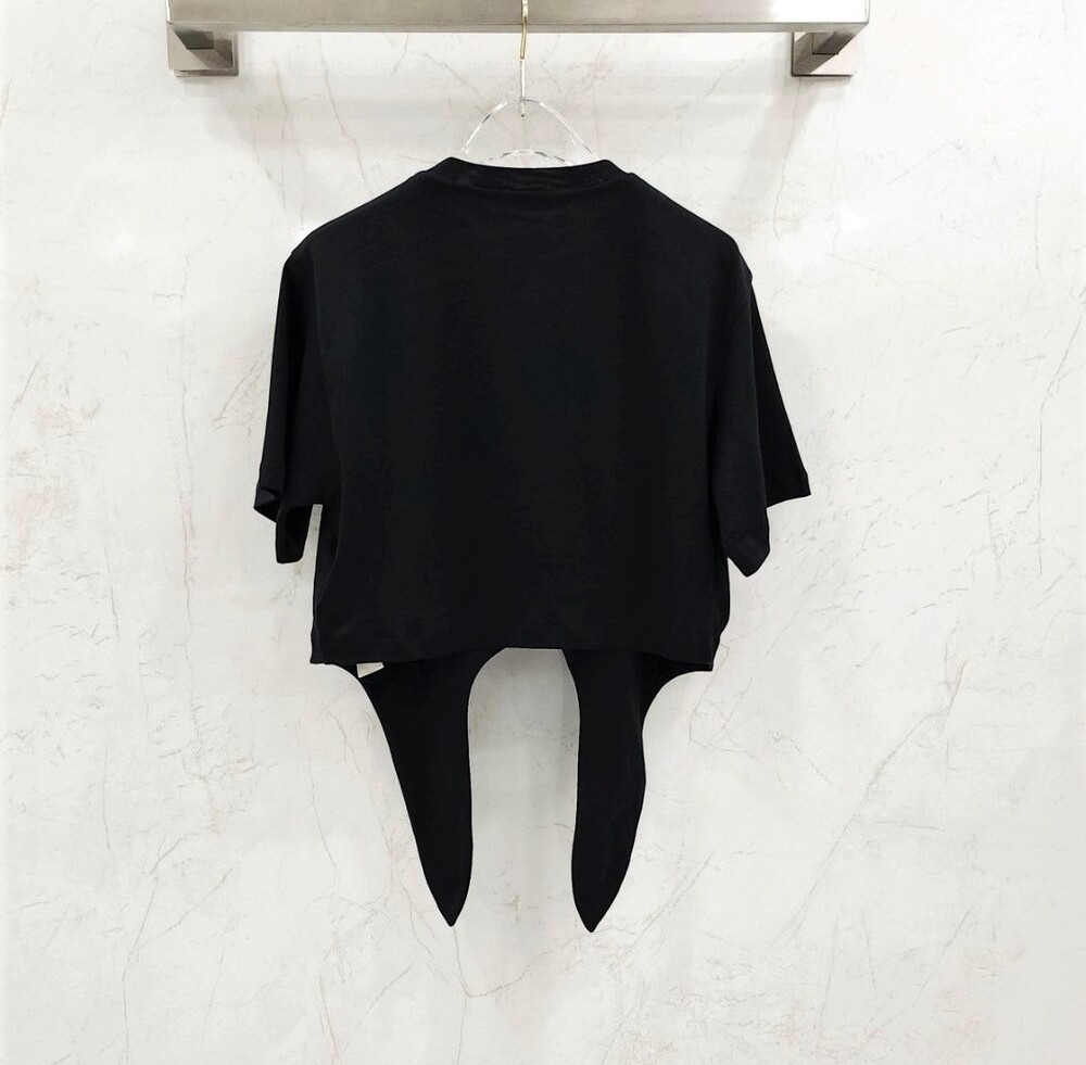 [럭스유] S / 루이비통 체인 크롭 반팔 티셔츠 1ABISO