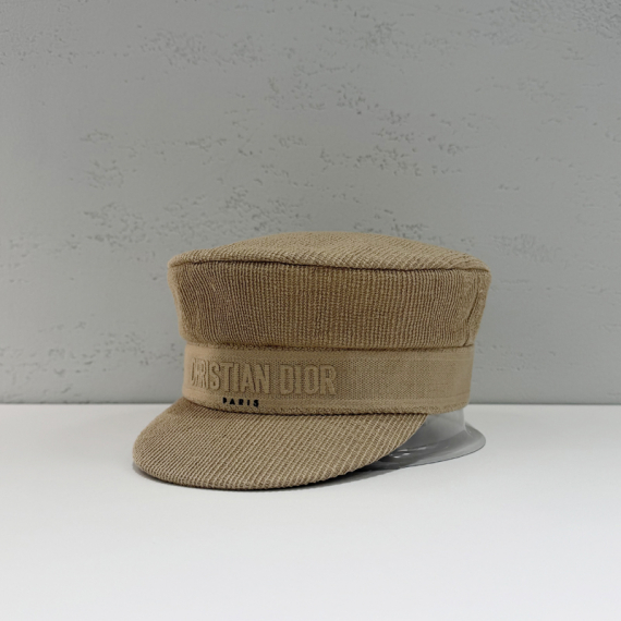 디올 코튼 자수 베이스볼 캡 모자 베이지 새상품 02DCP920A140