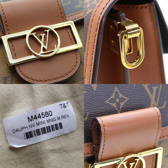 Louis Vuitton(루이비통) M44580 모노그램 리버스 캔버스 미니 도핀 숄더백