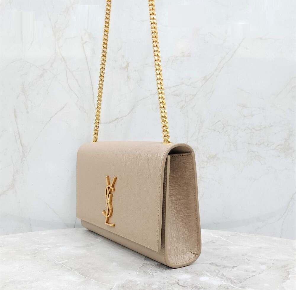 [럭스유] 생로랑 그랑 드 뿌드르 레더 케이트 미디엄 체인백 364022